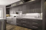 This stunning kitchen boasts modern design and high-end finishes.