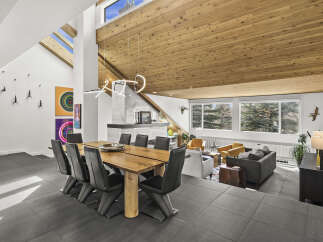 This stunning modern home boasts a spacious open-concept design, perfect for entertaining.