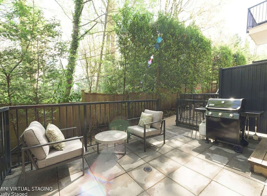 Enjoy outdoor living at its finest with this beautifully staged patio.