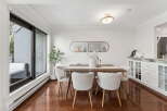 Step into this elegant dining room, perfect for hosting gatherings.