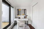 Discover the perfect blend of style and functionality in this stunning home office.