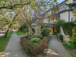 Discover the charm of this beautiful property, featuring lush landscaping and a welcoming entrance.