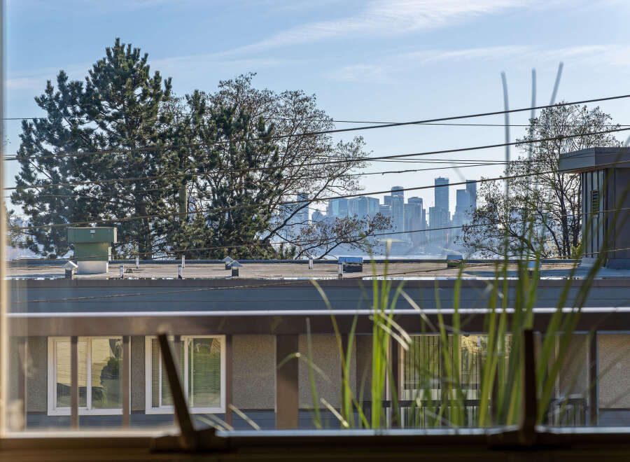 Enjoy stunning city views from this modern property.