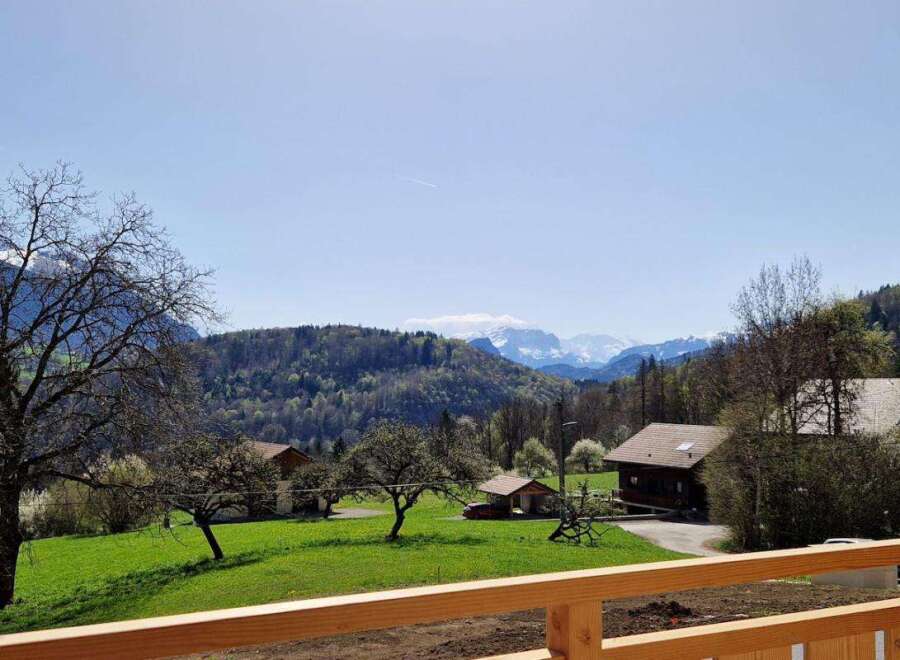Experience breathtaking mountain views from this stunning property.