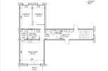 Discover this charming apartment featuring two bedrooms, perfect for a small family or individuals seeking extra space.