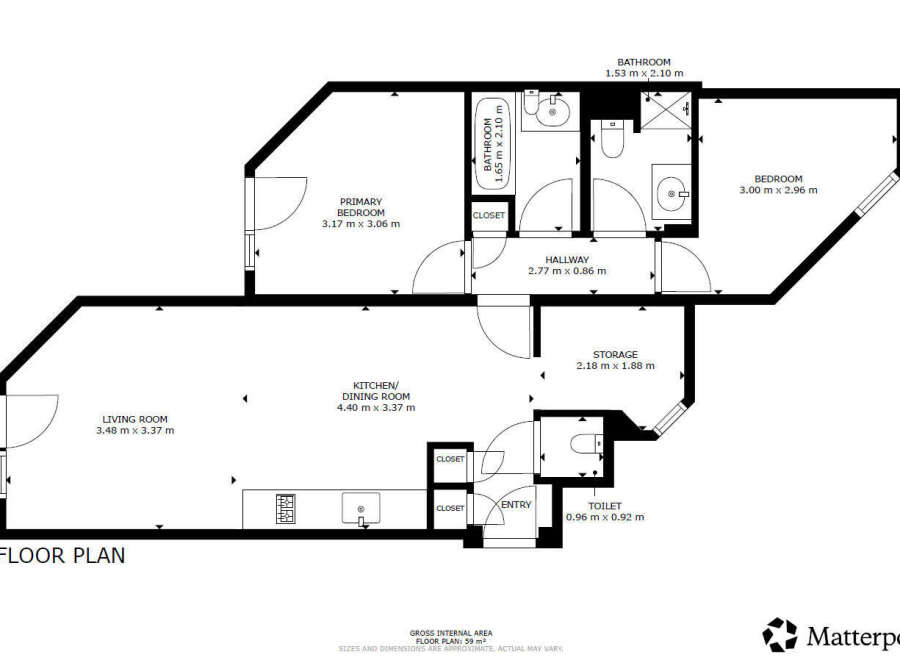Discover this beautifully designed property featuring a spacious living room, a modern kitchen/dining area, and comfortable bedrooms.