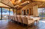 Experience luxury living in this stunning property featuring a grand dining room.