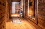 Step into rustic elegance with this stunning hallway.