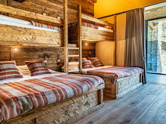 Experience rustic charm and modern comfort in this stunning property.