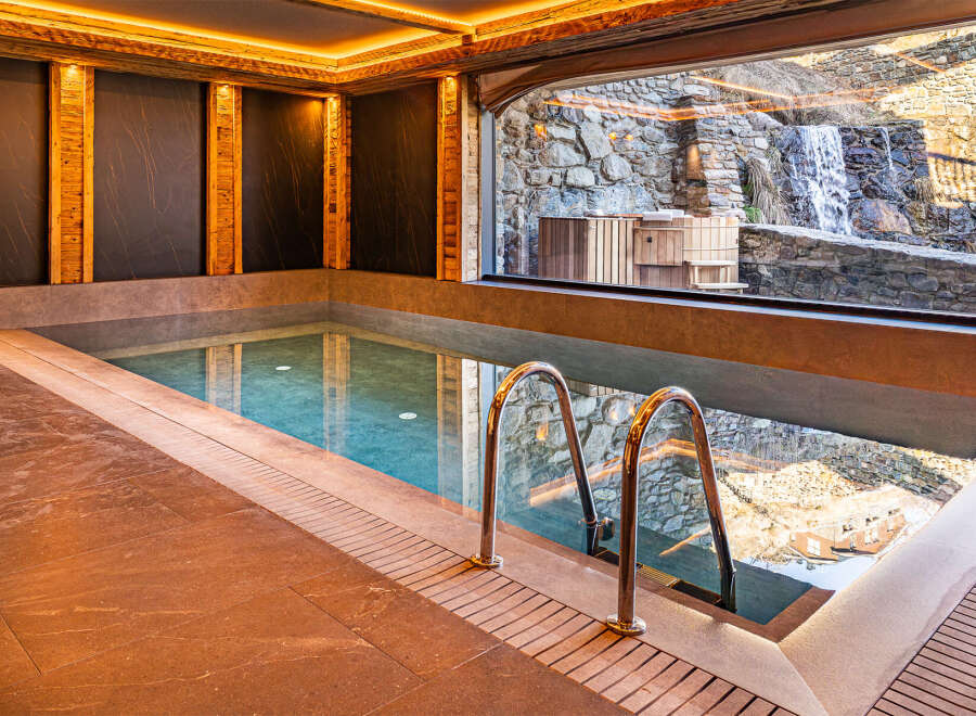 Indulge in luxury with this stunning indoor pool, a perfect addition to any high-end property.