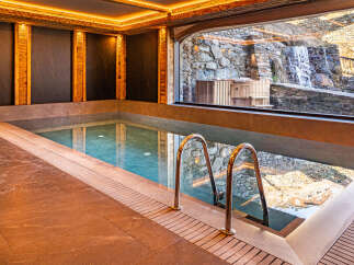 Indulge in luxury with this stunning indoor pool, a perfect addition to any high-end property.