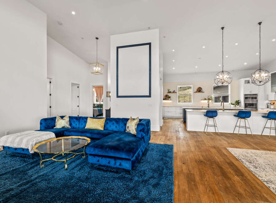 Step into luxury with this stunning property featuring a spacious living area.