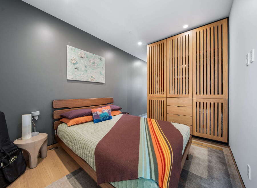 Discover the epitome of modern living in this stylish bedroom.