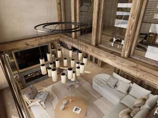 Experience luxury living in this stunning property featuring a modern design and rustic charm.