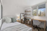 Discover the epitome of modern living in this stylish bedroom.