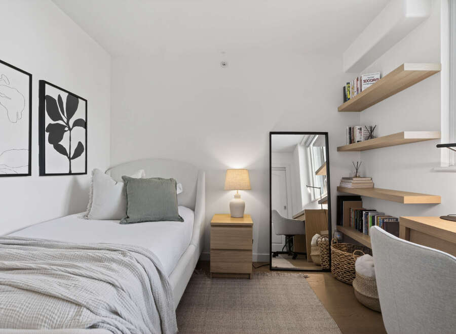 Discover the epitome of modern living in this stylish bedroom.