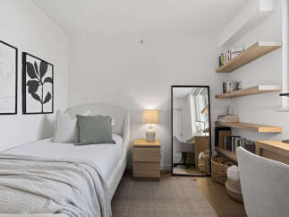 Discover the epitome of modern living in this stylish bedroom.