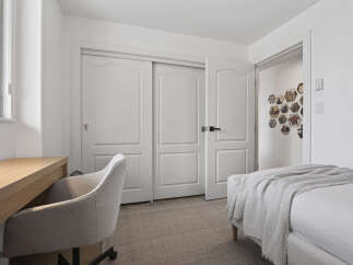 Discover the charm of this bright and airy bedroom, perfect for creating a serene retreat.