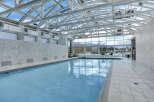 Experience luxury and tranquility in this stunning indoor pool.