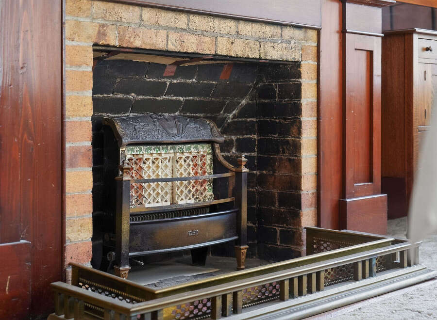 This stunning property boasts a beautiful fireplace, perfect for cozy evenings.