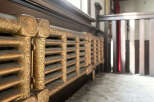 Discover the charm of this historic property, featuring original details like this ornate radiator.