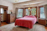 Step into a charming bedroom with timeless elegance.