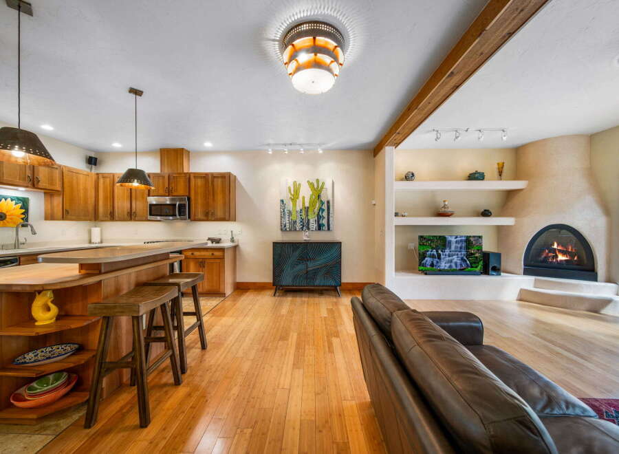 Step into this stunning home featuring a seamless blend of modern design and rustic charm.