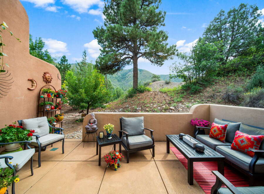 Enjoy the tranquility of this stunning outdoor patio, perfect for relaxation and entertaining.