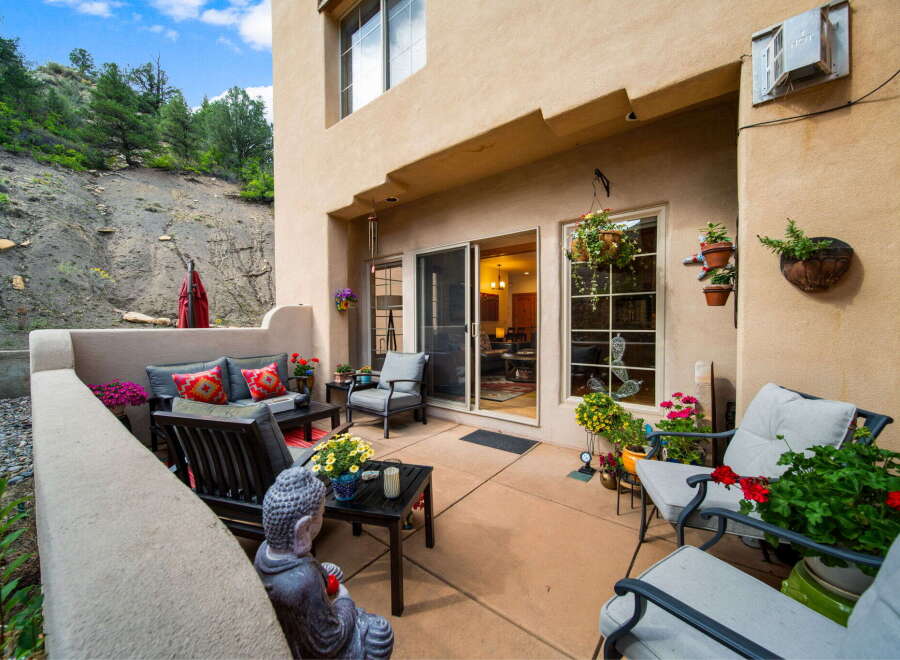 Enjoy the tranquility of this stunning outdoor patio, perfect for relaxation and entertaining.