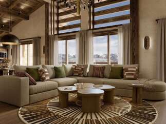 Experience the epitome of luxury living in this stunning property, boasting a spacious and inviting living area.