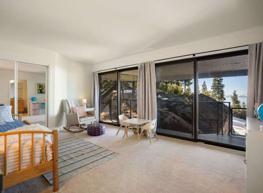 This stunning property boasts a bright and airy bedroom with breathtaking views.