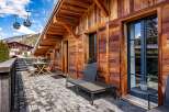 Experience the charm of this stunning wooden chalet, perfectly positioned for breathtaking mountain views.