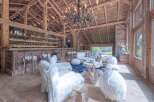 Experience rustic luxury in this stunning chalet, featuring exposed wooden beams and a cozy ambiance.