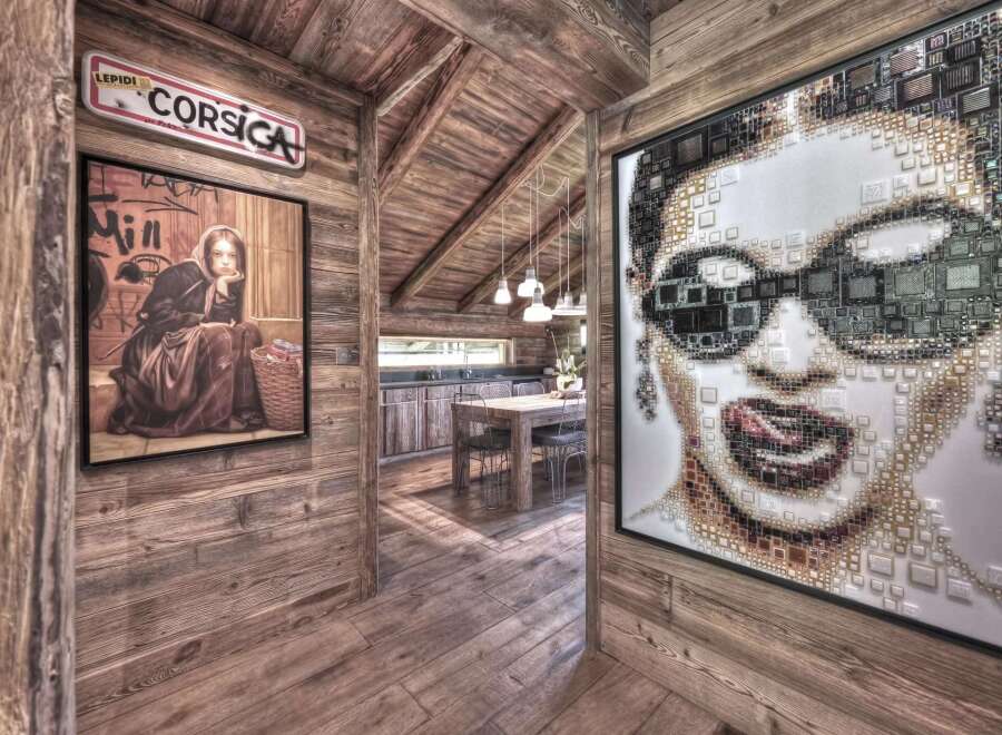 Step into rustic elegance with this stunning property, featuring warm wooden accents and a cozy atmosphere.