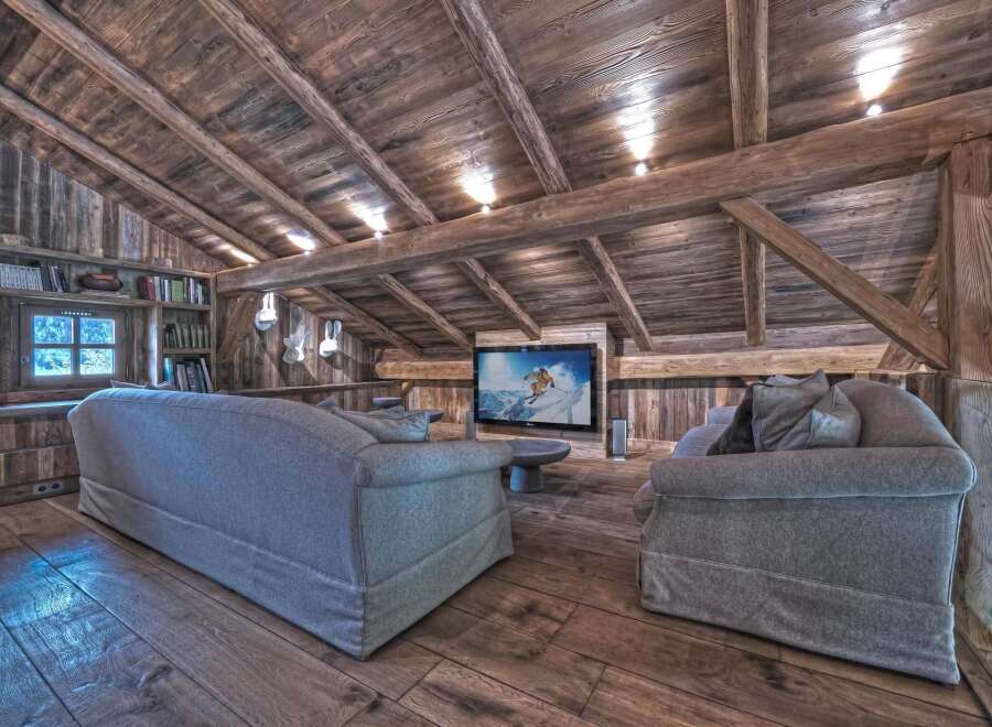 Experience rustic luxury in this stunning living space.