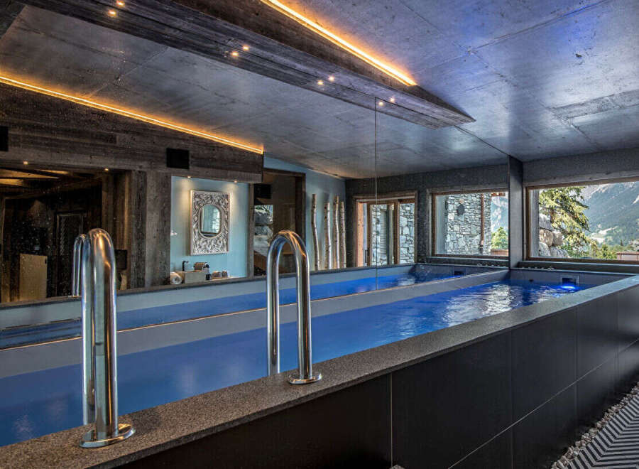 Indulge in luxury with this stunning indoor pool, a perfect addition to any high-end property.