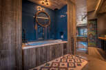 Indulge in luxury and relaxation in this stunning bathroom.