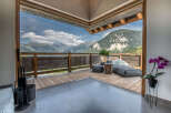Experience breathtaking mountain views from this stunning property.