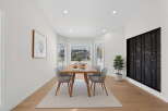 Step into this stunning dining room, perfect for hosting gatherings or enjoying intimate meals.
