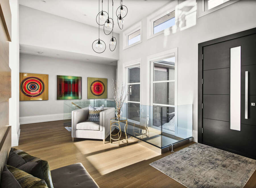 Step into luxury with this stunning entryway.
