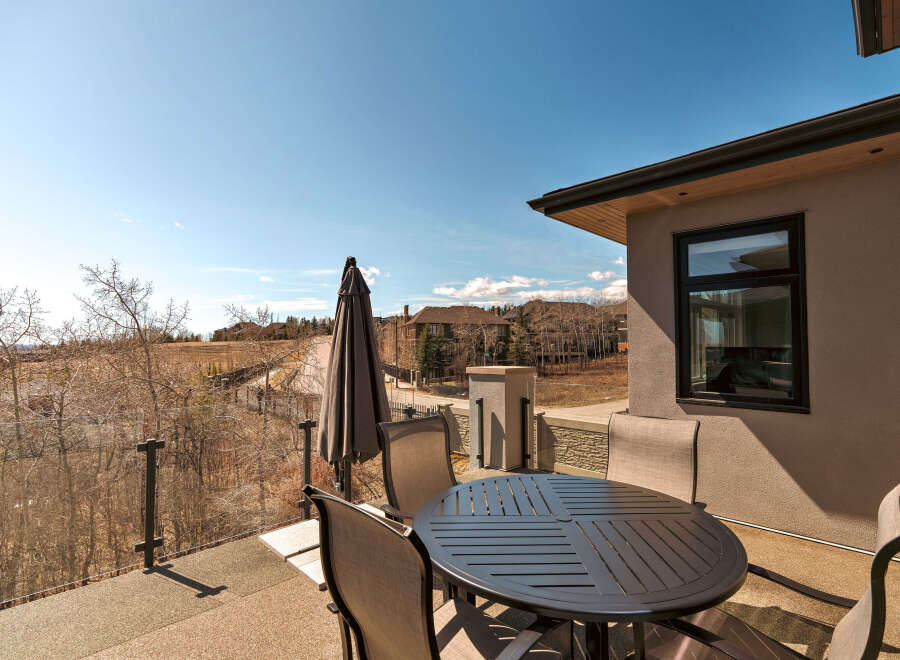 Enjoy breathtaking views from this stunning outdoor patio.