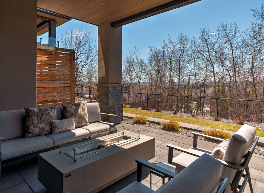 Enjoy the outdoors in style with this stunning patio space.