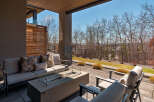 Enjoy the outdoors in style with this stunning patio space.