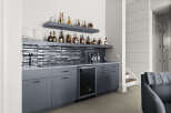 This stunning home bar is the perfect addition to any luxury property.