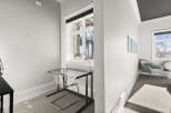 This modern property features a stylish home office space, perfect for remote work or creative projects.