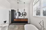 Step into luxury with this stunning bathroom design.