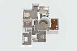 Explore this stunning second-floor layout, showcasing a thoughtfully designed floor plan.