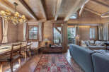 Step into a cozy chalet retreat with this stunning interior.