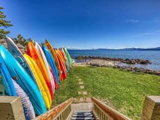 Enjoy stunning lake views and easy access to water activities from this beautiful property.