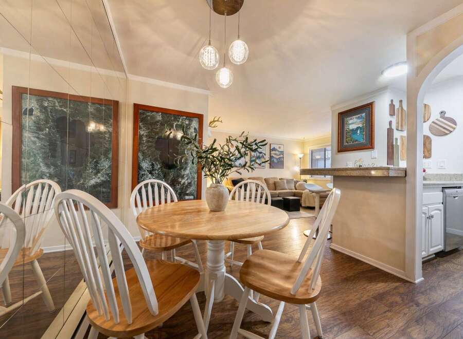 Step into this inviting dining area, perfect for hosting gatherings.